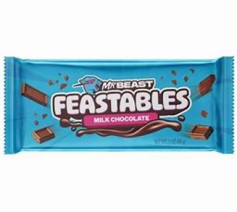 MR BEAST FEASTABLES MILK CHOCOLATE 60g