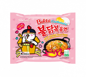 BULDAK CARBONARA HOT CHICKEN FLAVOUR BULDAK RAMEN 650g