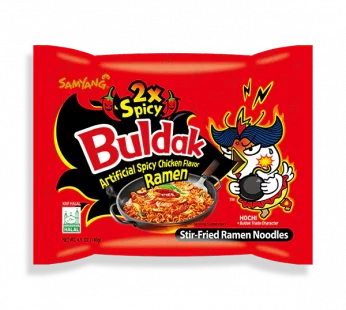 BULDAK 2X SPICY CHICKEN RAMEN NOODLES