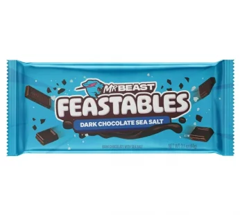 Feastables MrBeast Dark Chocolate Sea Salt Bar, 2.1 oz (60g)
